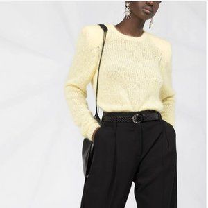 Isabel Marant Baby Yellow Mohair Sweater NWOT